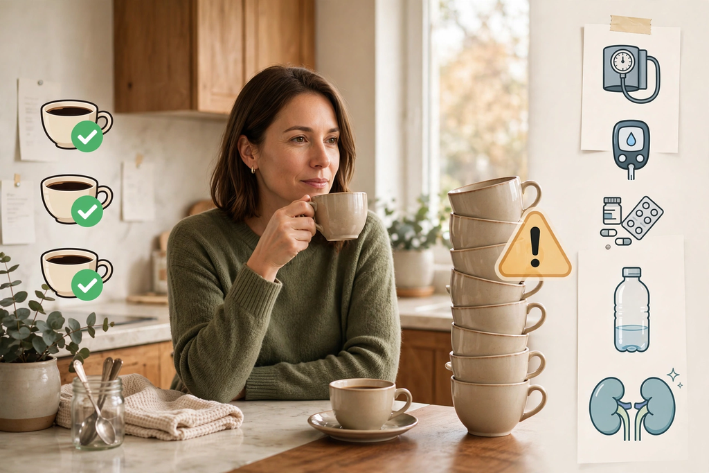 ¿EL CAFÉ EN EXCESO DAÑA EL RIÑÓN?