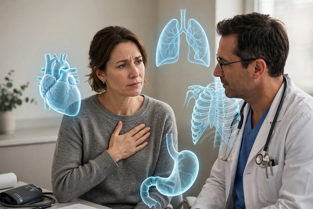 ¿UN DOLOR EN EL PECHO SIEMPRE ES EL CORAZÓN?