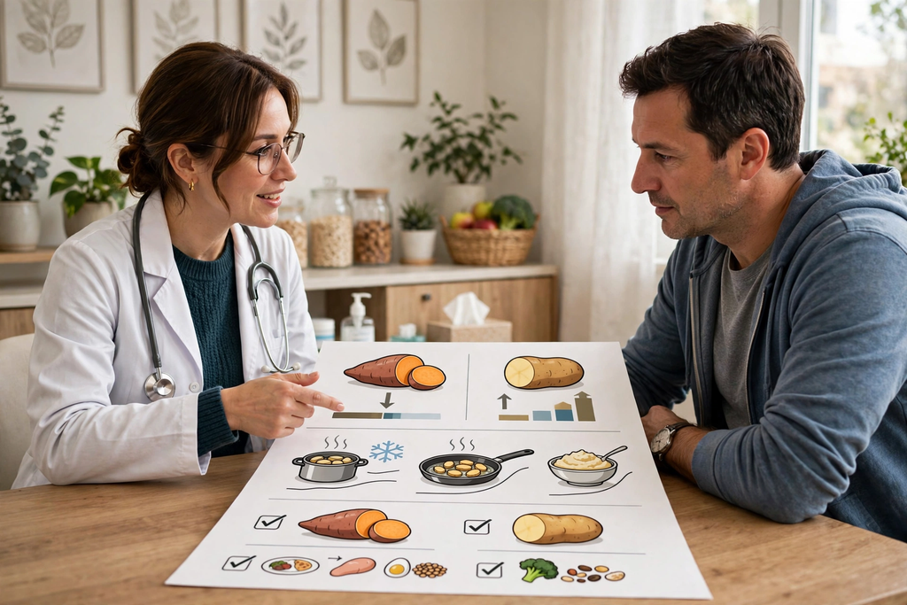 ¿EL CAMOTE ES MEJOR QUE LA PAPA PARA PERSONAS CON DIABETES?