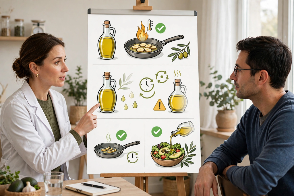 ¿EL ACEITE DE OLIVA SE PUEDE USAR PARA FREÍR?